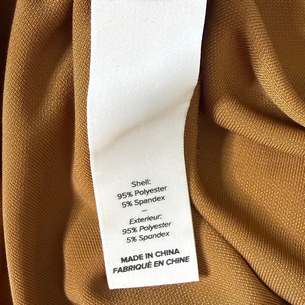 Cinq à Sept Sonya Ruched
Tank Sleeveless Top Curved Hem Racerback Camel Brown XL - Picture 8 of 13